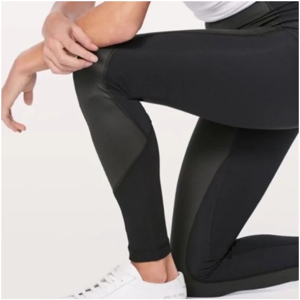 Lululemon faux leather leggings